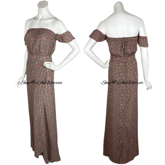 Flynn Skye NWT off the shoulder floral maxi dress *shop@iamwarrior - Picture 3 of 10